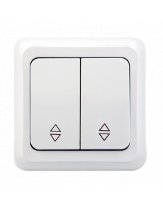 Выключатель проходной двухклавишный Firat (96-52)