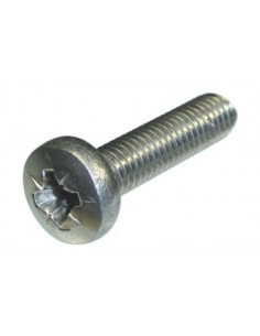 Гвинт з напівкруглою головкою з буртиком, 8*30, (Код 107w)