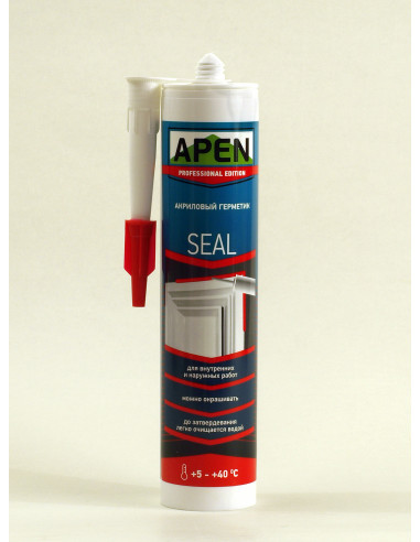 Герметик Apen акрил білий 280мл