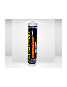 Герметик Lacrysil вогнестійкий 280гр, чорний