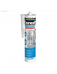 Герметик силіконовий Ceresit CS15 Express санітарний білий 280мл