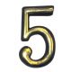 Номер пластиковий №5