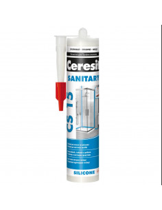 Герметик силіконовий Ceresit CS15 санітарний прозорий 280мл
