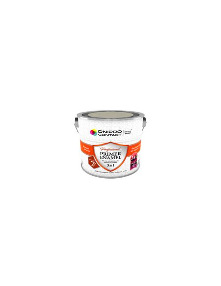 Грунт-емаль 3в1 "Dnipro Contact" зелена 2,8 кг