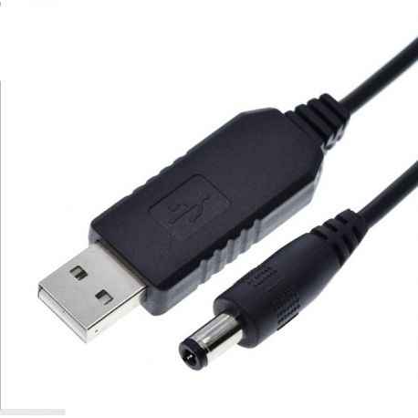 Підвищуючий USB перетворювач кабель  з 5 в постійного струму на 12 В, 2,1x5,5 м