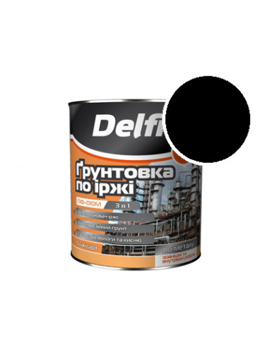 Грунтовка ПФ-010М ЧОРНА ТМ"Delfi" 2,8кг