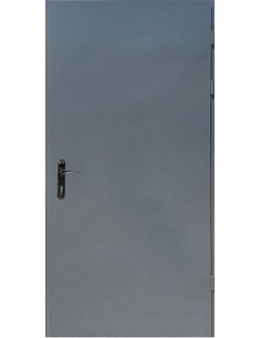 Двері металеві М/М ТИП 6 (RAL 7024) сірі 2050*860 