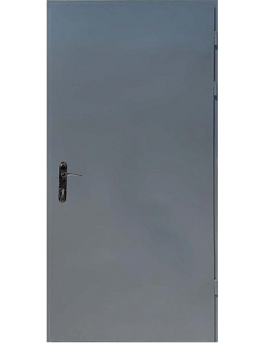 Двері металеві М/М ТИП 6 (RAL 7024) сірі 2050*860 
