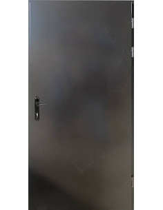 Двері металеві М/М ТИП 6 (RAL 8019) коричневі 2050*860 (технічні)