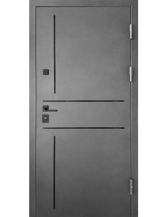 Двері металеві М/МДФ ТИП4 2050*860 ліві (-/дуб портовий)  СТ-104