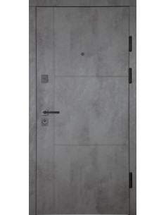 Двері Т13.0.ПЧ Mottura (9005) 860 оксид темний_зовн ~175.5 + оксид світлий_вн ~175 л