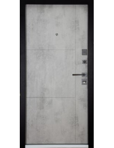 Двері Т13.0.ПЧ Mottura (9005) 860 оксид темний_зовн ~175.5 + оксид світлий_вн ~175 л 2