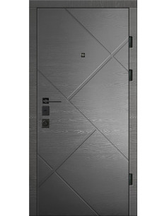 Двері Т13.0.ПЧ Mottura (9005) 860 титан горизонт_зовн ~194 + шелл горизонт_вн ~194 л