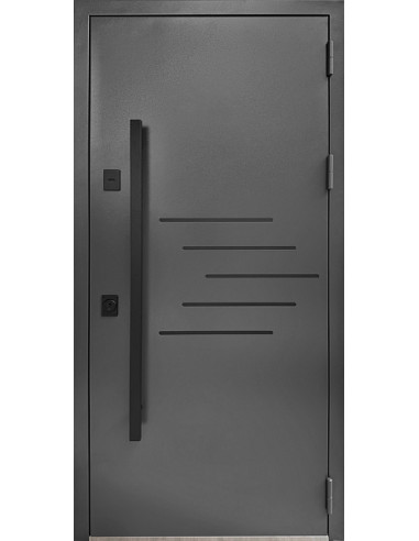 Двері Т15.ТЧ (офісна ручка) (7024) 960 _зовн ~834.1 + емаль біла_вн ~0 л