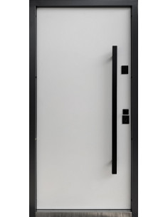 Двері Т15.ТЧ (офісна ручка) (7024) 960 _зовн ~834.1 + емаль біла_вн ~0 л 2