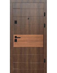 Двері Т2.23.ПЧ Kale (9005) 850 дрімвуд темний/дрімвуд коричневий_зовн ~645 + дрімвуд темний/дрімвуд 