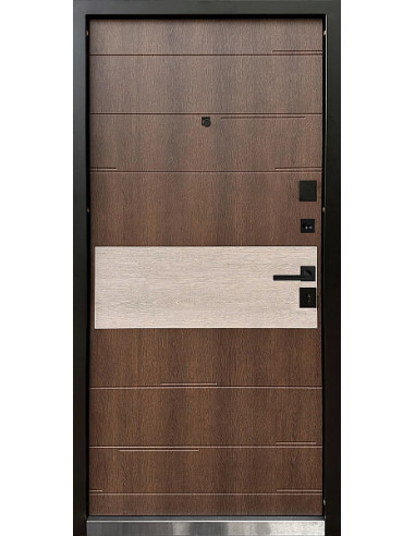 Двері Т2.23.ПЧ Kale (9005) 850 дрімвуд темний/дрімвуд коричневий_зовн ~645 + дрімвуд темний/дрімвуд 