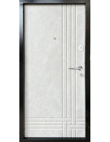 Двері Т2.24 Kale (9005) 860 бетон антрацит_зовн ~127.5 + бетон сніжний 273_вн ~127 л