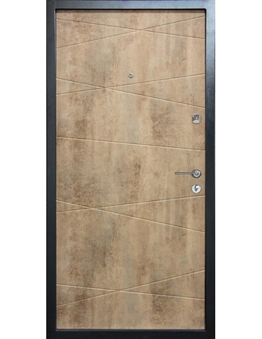 Двері Т2.24 Kale (9005) 860 бетон антрацит_зовн ~127.5 + бетон сніжний 273_вн ~127 л