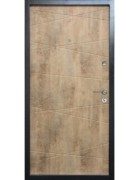 Двері Т2.24 Kale (9005) 860 бетон антрацит_зовн ~127.5 + бетон сніжний 273_вн ~127 л