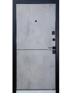 Двері Т2.24.ПЧ Kale (9005) 860 оксид темний_зовн ~536.1 + оксид світлий_вн ~536.1 л 2