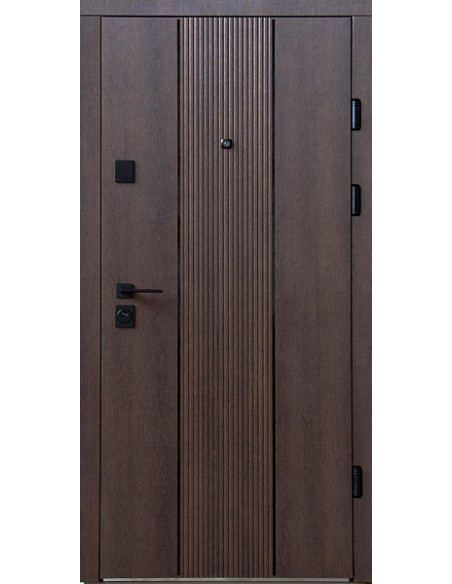 Двері Т3.23.Д.ПЧ (9005/9003) 860 дрімвуд темний_зовн ~516.1 + емаль біла_вн ~640.1 л