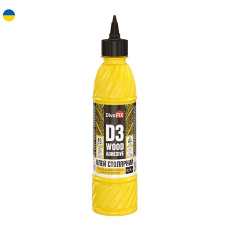 Клей "PVA D3" DivoFix 250 мл