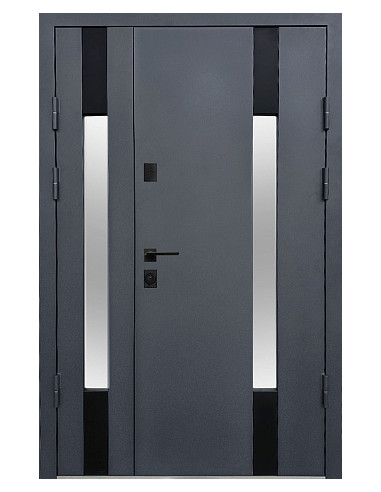 Двері Т4.0.ПЧ (MDS1065) 1200 _зовн ~800.1 + крафт білий_вн ~159 + скло №0/00 л