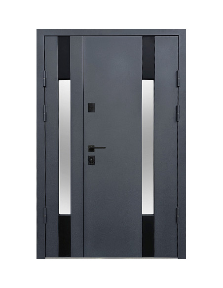 Двері Т4.0.ПЧ (MDS1065) 1200 _зовн ~800.1 + крафт білий_вн ~159 + скло №0/00 л