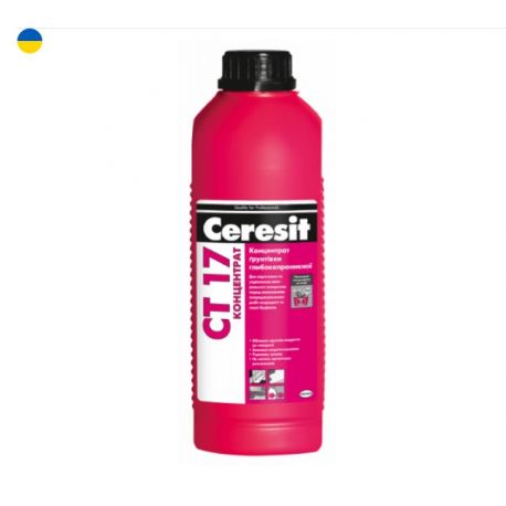 Грунтовка "Церезит" СТ 17 глубокого проникновения, 1 л ( КОНЦЕНТРАТ) 1/5
