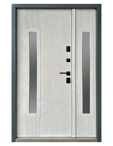 Двері Т4.0.ПЧ (MDS1065) 1200 _зовн ~800.1 + крафт білий_вн ~159 + скло №0/00 л
