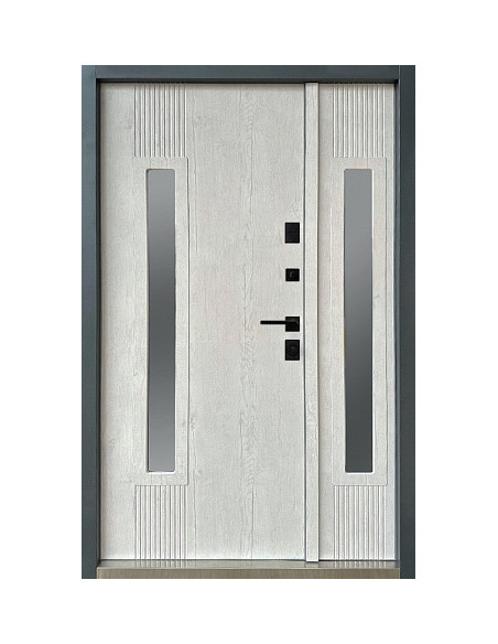 Двері Т4.0.ПЧ (MDS1065) 1200 _зовн ~800.1 + крафт білий_вн ~159 + скло №0/00 л