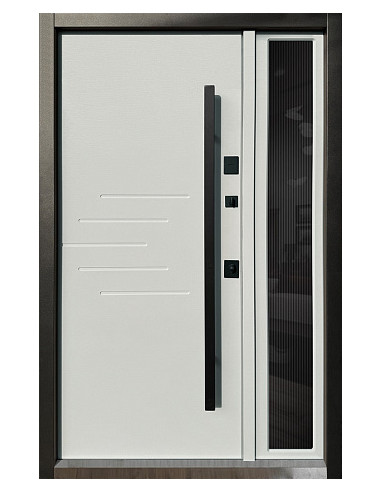 Двері Т4.0.ТЧ (офісна ручка) (Т183) 1200 _зовн ~834.1 + норд антискрейч_вн ~154 + скло №01 л