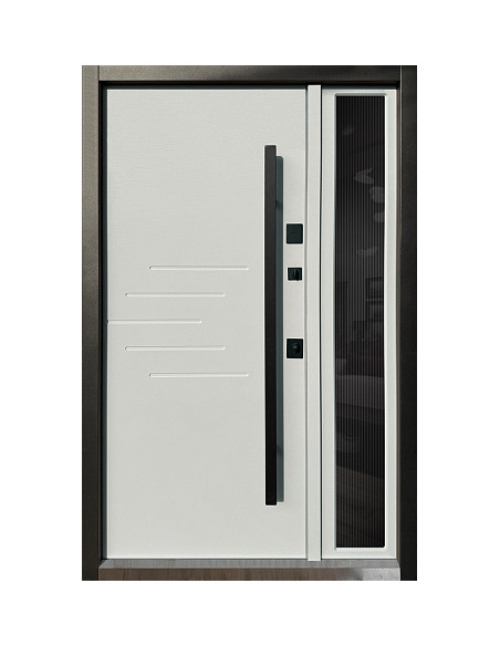 Двері Т4.0.ТЧ (офісна ручка) (Т183) 1200 _зовн ~834.1 + норд антискрейч_вн ~154 + скло №01 л