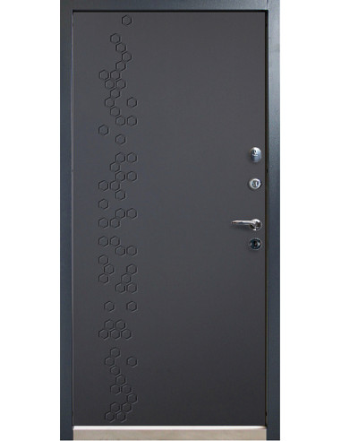 Двері Т4.01 (MDS1065) 960 _зовн ~808 орнамент №1 + термо антрацит_вн ~167 л