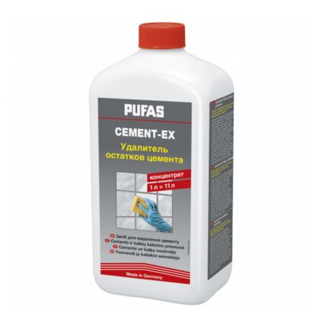 Pufas Cement-Ex  Засіб для видалення залишків цементу 1л (1,4кг)