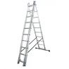 Драбина трьохсекційна  алюмінієва  3*10 ступенів Trijmax Virastr