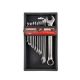 Набір ключів комбінованих. CRV 12шт (6,7,8......22) уп. пластик. HAISSER