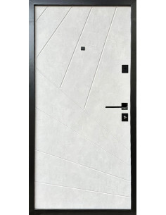 145 [N] 2050*950 Ліве Сланець темний/Бетон сніжний, Тип 12.2, 252R/500SR, мдф10/10 (чорна рама, ф-ра 2