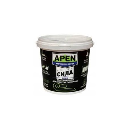 Клей для підлогових покриттів APEN "Ультра сила" акриловий білий 1,2 кг