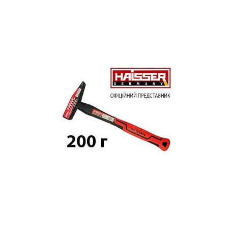Молоток слюсарний 200г ручка з скловолкна HAISSER