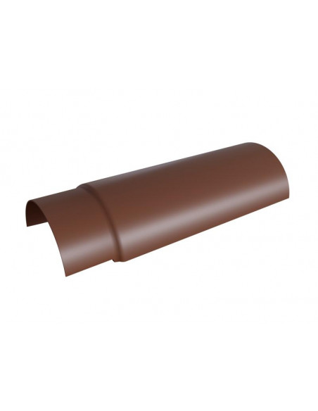 Деталь спрощена реброва волокнистоцементна HT (CP) 650*225 коричнева