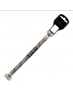 150см  ВВ Гнучке підведення для води Kroner KRP   в обплетенні з нержавіючої сталі