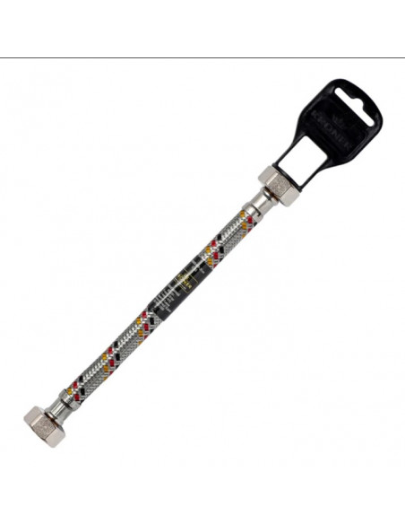 150см  ВВ Гнучке підведення для води Kroner KRP   в обплетенні з нержавіючої сталі