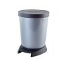 Відро для сміття з педаллю 10л Сіре