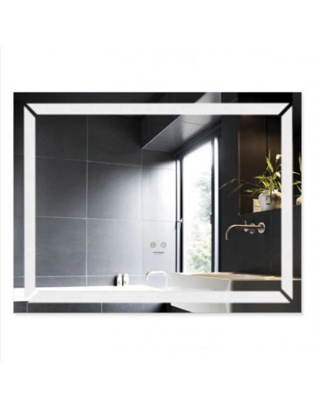 Дзеркало Kroner KRP Spiegel HR1 - 9070 з LED-підсвічуванням та антизапотіванням