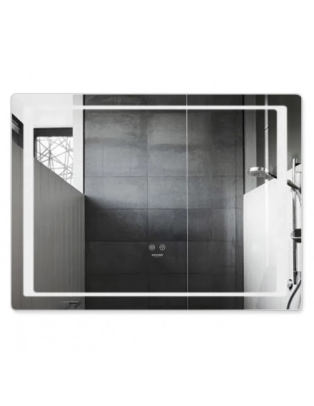Дзеркало Kroner KRP Spiegel HR2 - 8060 з LED-підсвічуванням та антизапотіванням