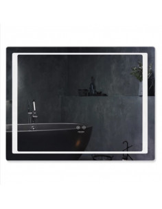 Дзеркало Kroner KRP Spiegel HR2 - 9070 з LED-підсвічуванням та антизапотіванням