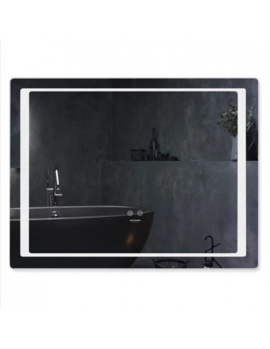 Дзеркало Kroner KRP Spiegel HR2 - 9070 з LED-підсвічуванням та антизапотіванням