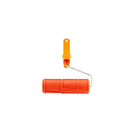 Валик структурований гумовий для декору  з ручкою 180 мм POLAX